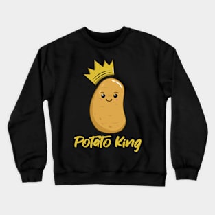 Cute Kawaii Potato King Crewneck Sweatshirt